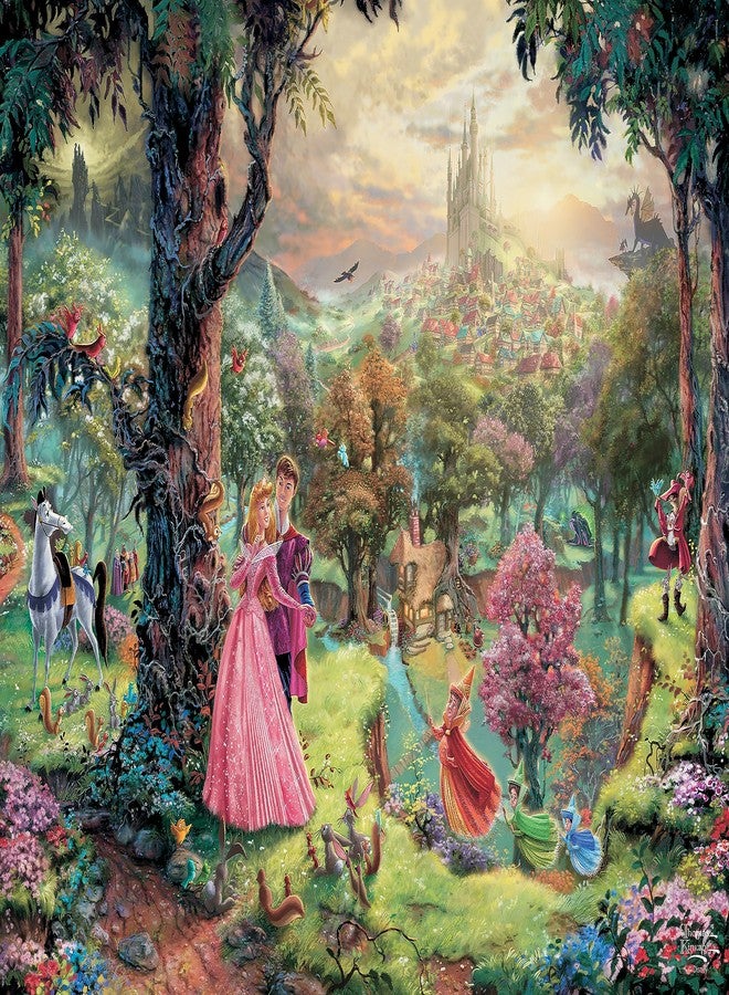 Ceaco Buffalo Games - Silver Select - TK Disney - Thomas Kinkade: Sleeping Beauty - 1000 Piece Jigsaw Puzzle for Adults -Challenging Puzzle Perfect for Game Nights - Finished Size is 26.75 x 19.75 - Image 1